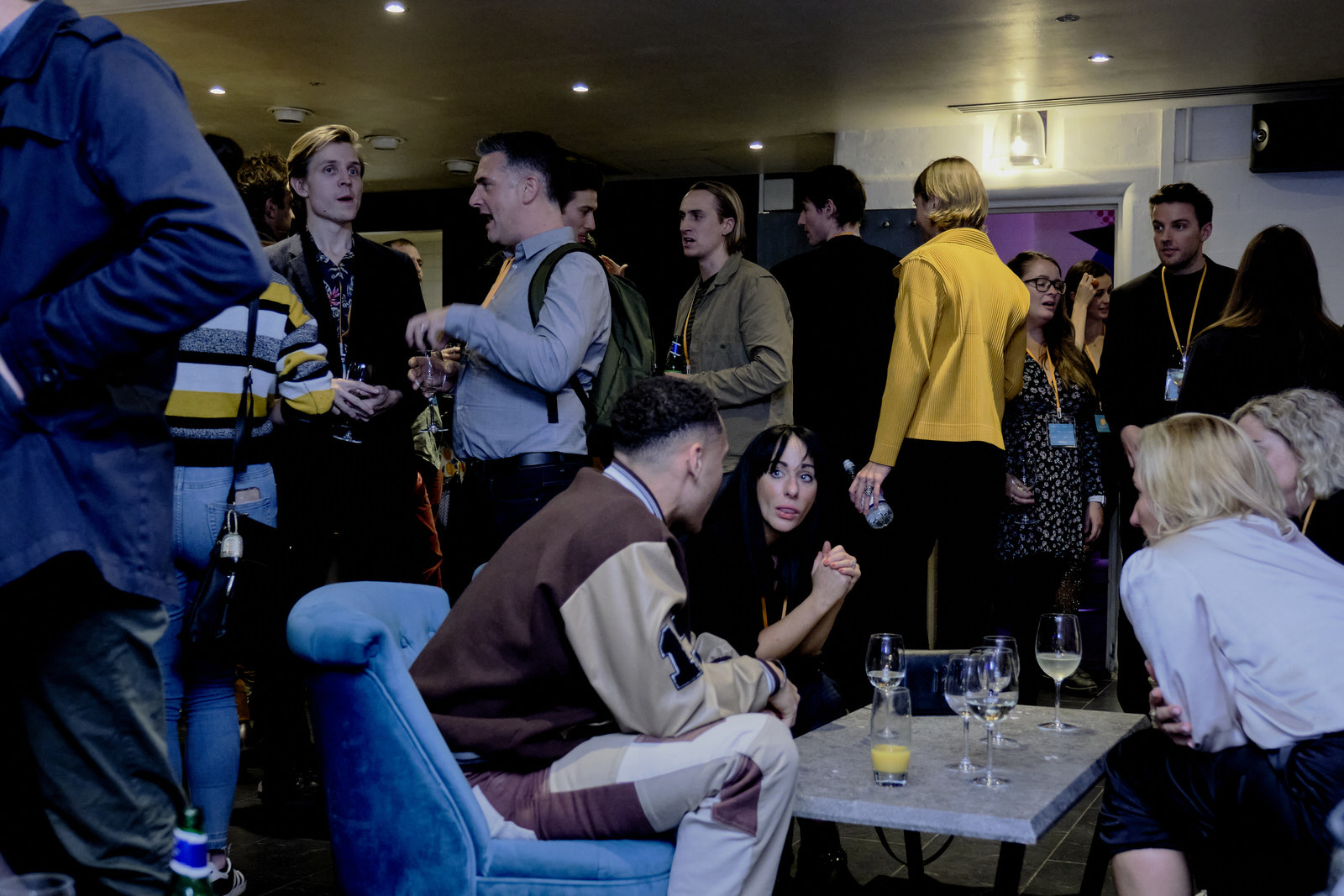 Guests networking at the NRFF festival reception